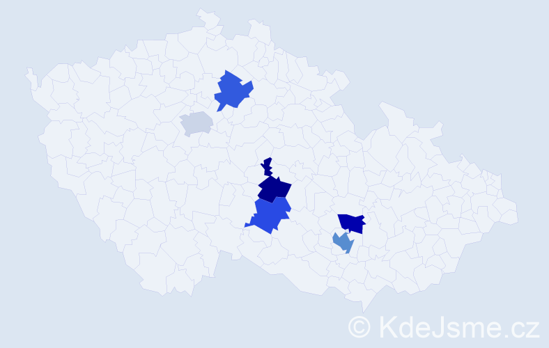 Jméno: 'Batchimeg', počet výskytů 7 v celé ČR