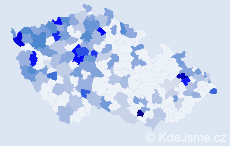 Jméno: 'Josefina', počet výskytů 246 v celé ČR