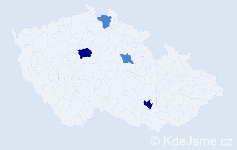 Jméno: 'Lian', počet výskytů 8 v celé ČR