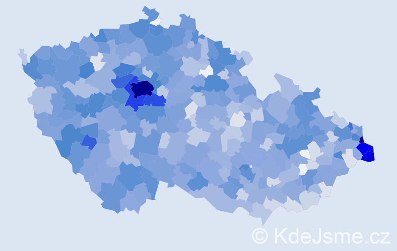 Jméno: 'Karolina', počet výskytů 3048 v celé ČR