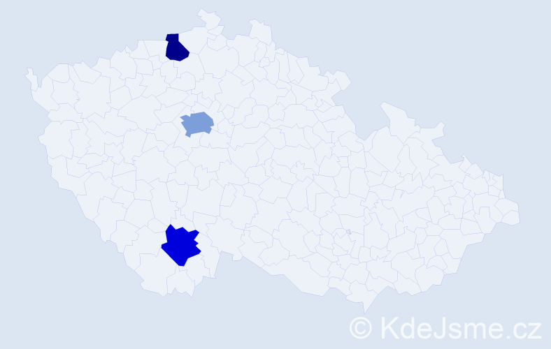 Jméno: 'Josef Gabriel', počet výskytů 4 v celé ČR