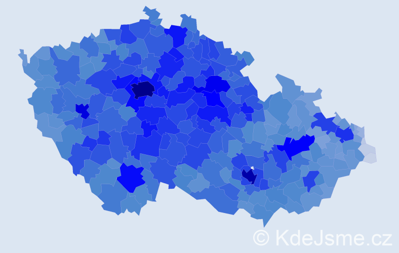 Jméno: 'Hana', počet výskytů 145901 v celé ČR