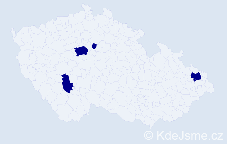 Jméno: 'Jolanta Krystyna', počet výskytů 4 v celé ČR