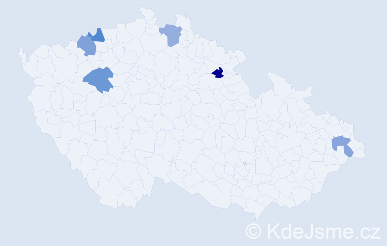 Jméno: 'Rotraut', počet výskytů 6 v celé ČR