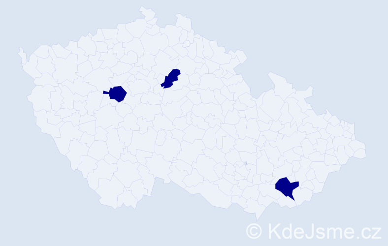 Jméno: 'Cilka', počet výskytů 3 v celé ČR