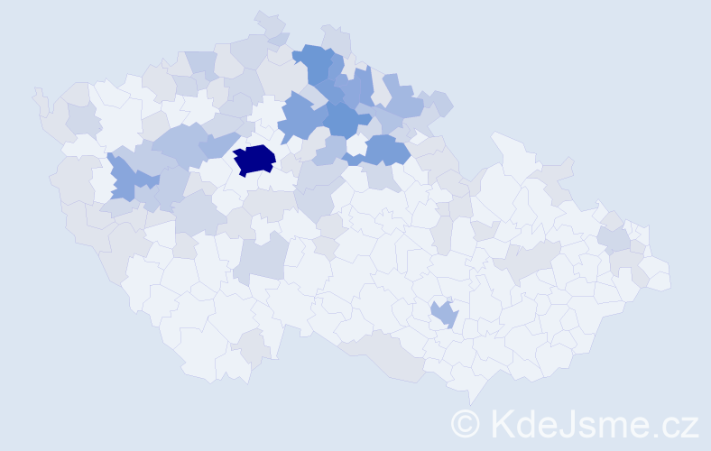 Jméno: 'Maruška', počet výskytů 246 v celé ČR