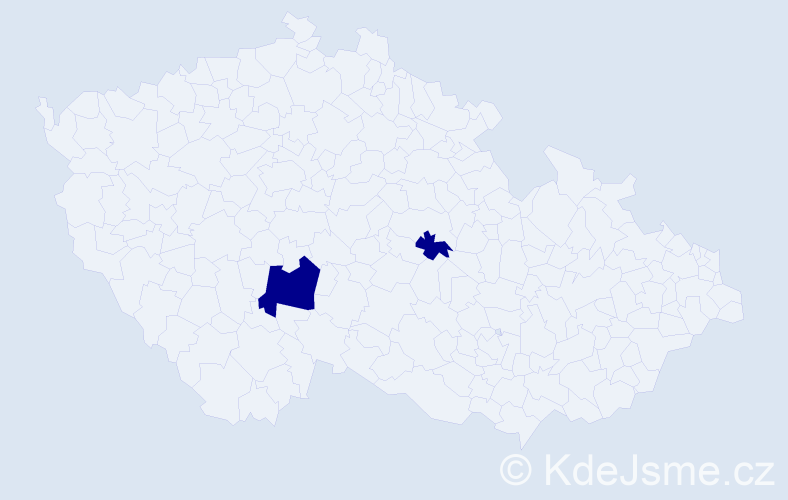 Jméno: 'Dalibor Adam', počet výskytů 2 v celé ČR