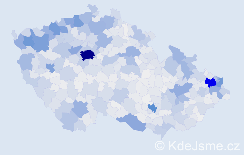 Jméno: 'Štefan', počet výskytů 9004 v celé ČR
