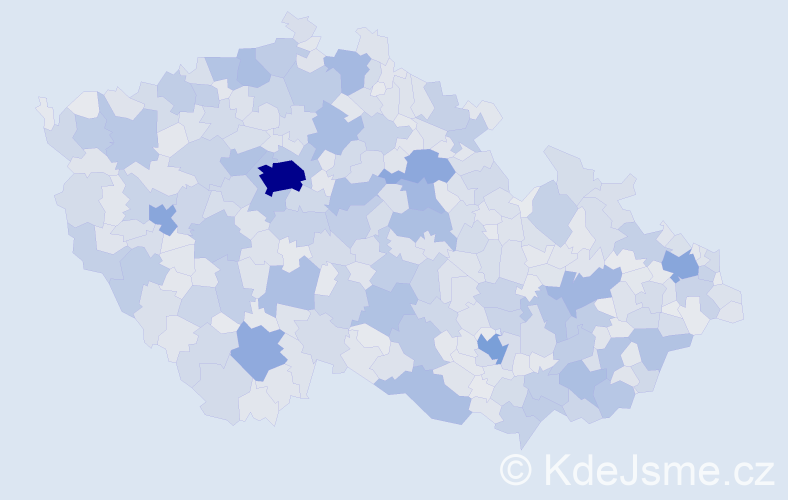 Jméno: 'Josef', počet výskytů 237154 v celé ČR