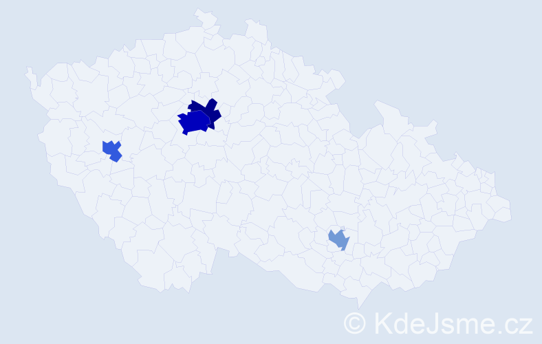 Jméno: 'Otabek', počet výskytů 11 v celé ČR