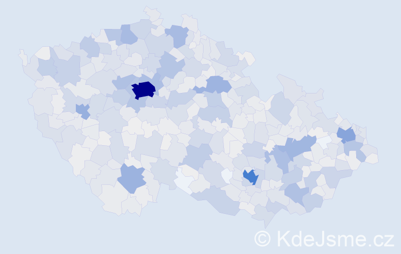 Jméno: 'Nicol', počet výskytů 2919 v celé ČR