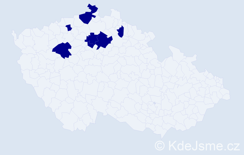Jméno: 'Dezidér', počet výskytů 8 v celé ČR