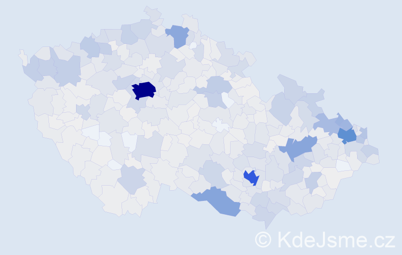 Jméno: 'Maria', počet výskytů 2472 v celé ČR