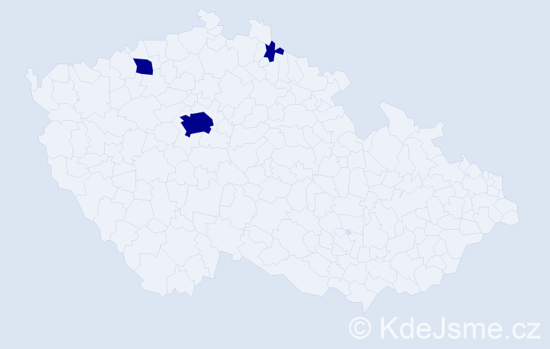 Jméno: 'Van Khien', počet výskytů 3 v celé ČR