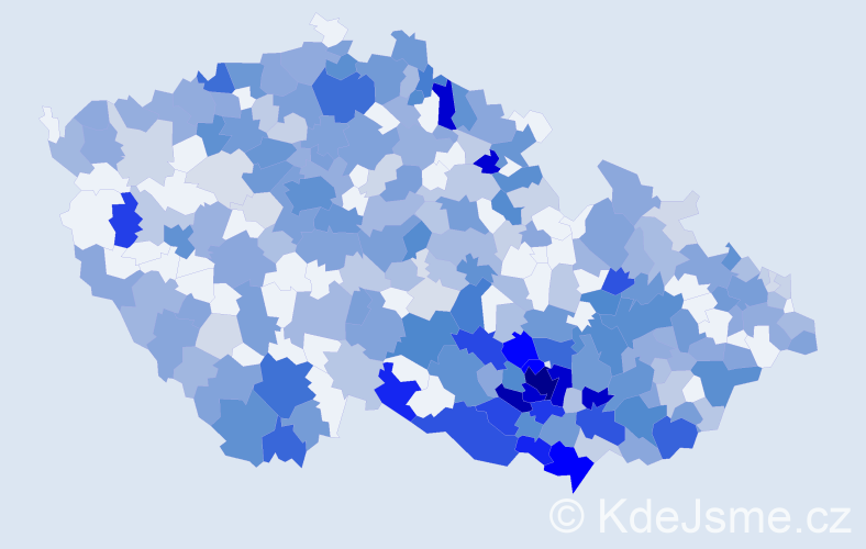 Jméno: 'Ctibor', počet výskytů 926 v celé ČR