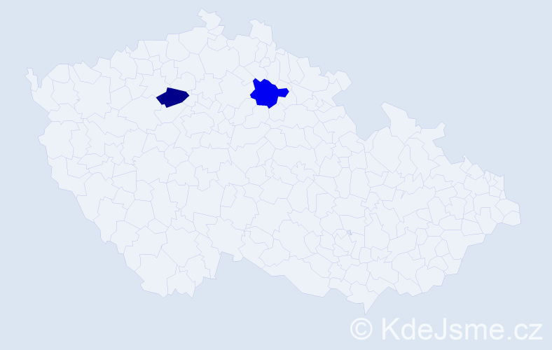 Jméno: 'Anna Soňa', počet výskytů 2 v celé ČR