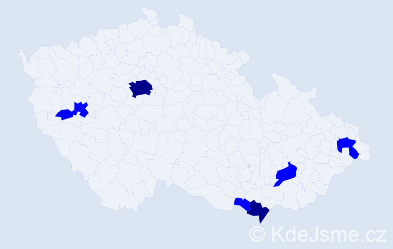 Jméno: 'Noema', počet výskytů 9 v celé ČR