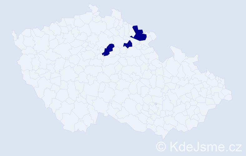 Jméno: 'Otka', počet výskytů 3 v celé ČR