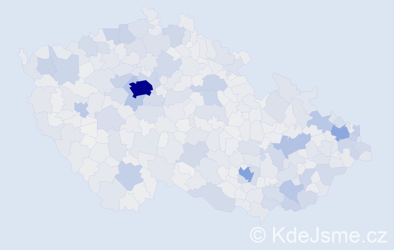 Jméno: 'Alžběta', počet výskytů 13218 v celé ČR