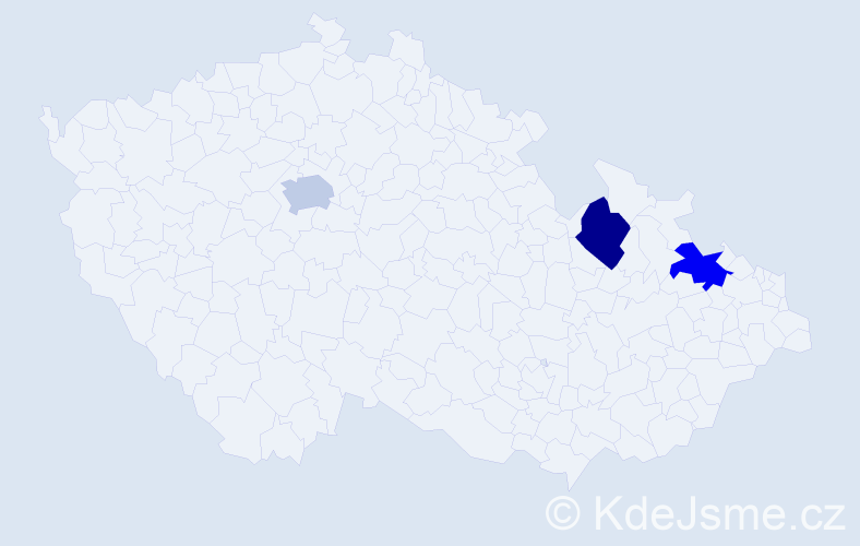 Jméno: 'Adam Mohamed', počet výskytů 3 v celé ČR