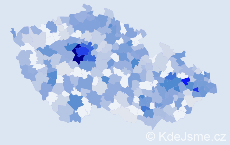 Jméno: 'Amélie', počet výskytů 816 v celé ČR