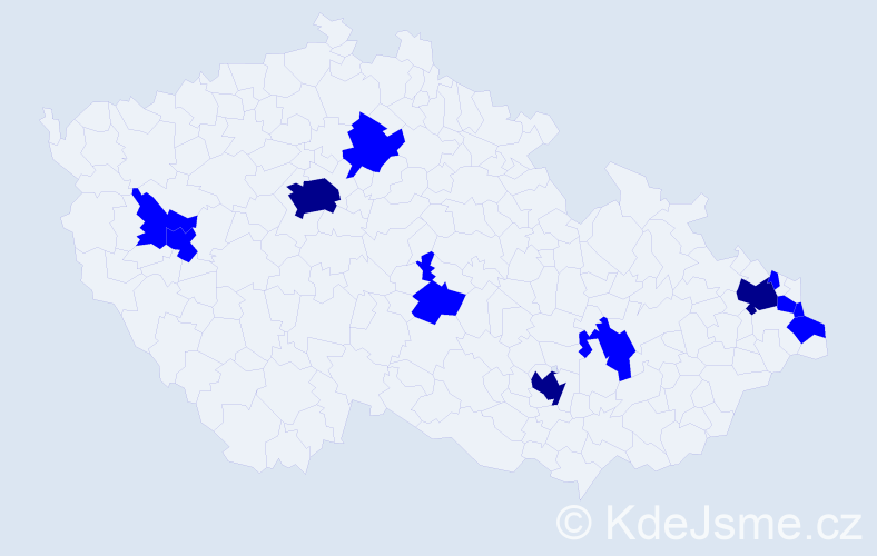 Jméno: 'Antoni', počet výskytů 15 v celé ČR