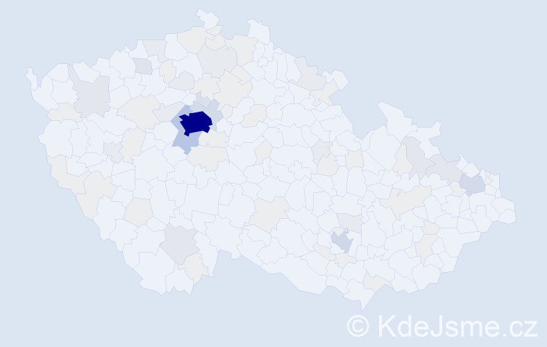Jméno: 'Zoran', počet výskytů 228 v celé ČR