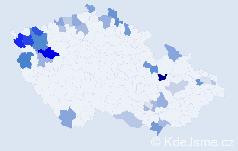Jméno: 'Elfriede', počet výskytů 49 v celé ČR