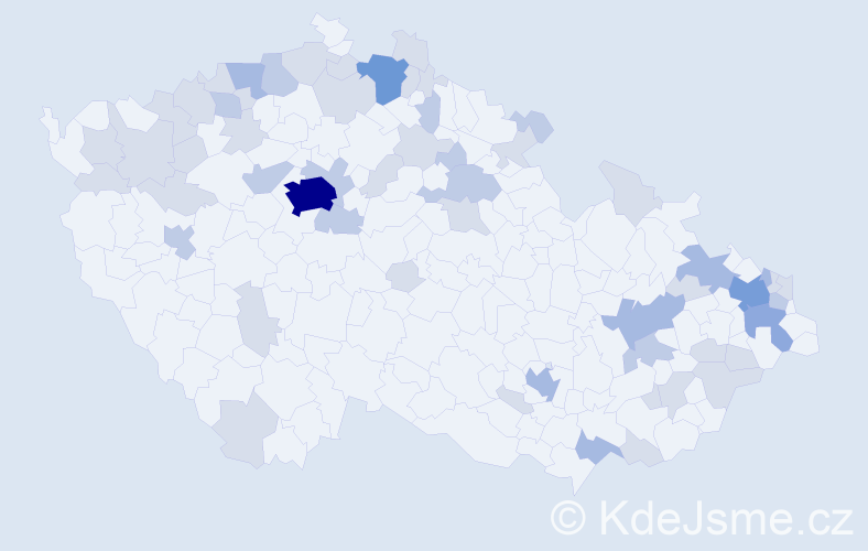 Jméno: 'Nadežda', počet výskytů 113 v celé ČR