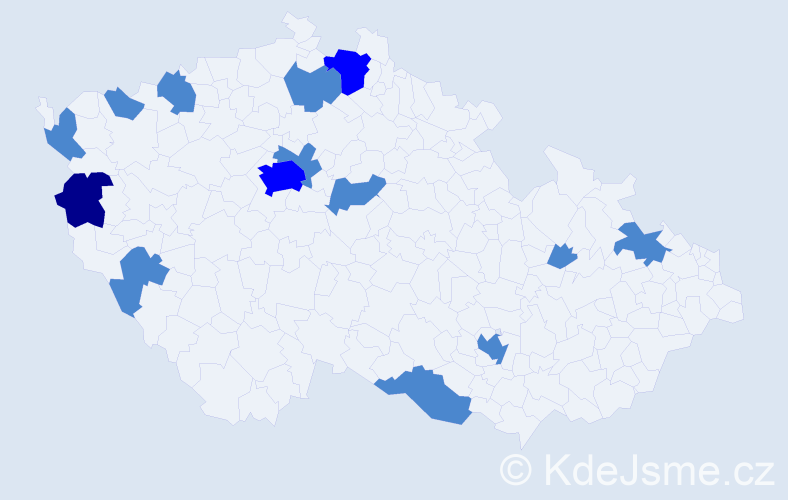 Jméno: 'Van Vu', počet výskytů 18 v celé ČR
