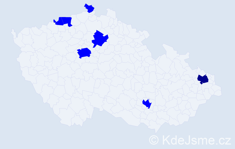 Jméno: 'Thi Quynh Anh', počet výskytů 8 v celé ČR
