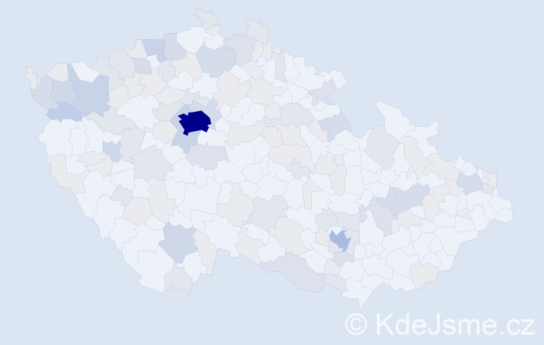 Jméno: 'Marija', počet výskytů 268 v celé ČR
