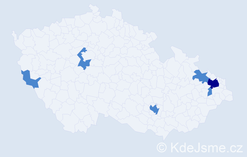 Jméno: 'Van Khai', počet výskytů 8 v celé ČR