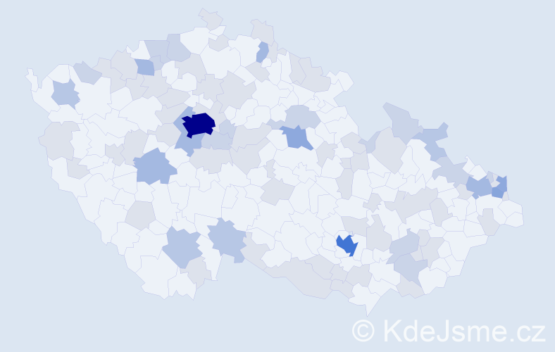 Jméno: 'Nikoleta', počet výskytů 167 v celé ČR