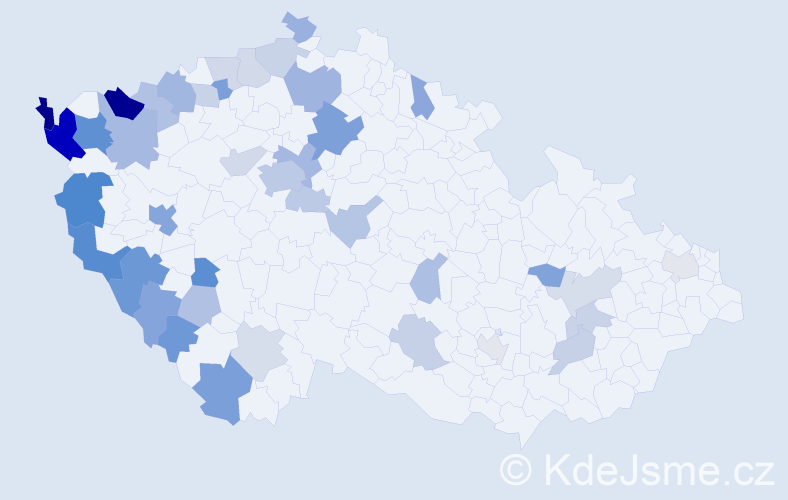 Jméno: 'Luong', počet výskytů 85 v celé ČR