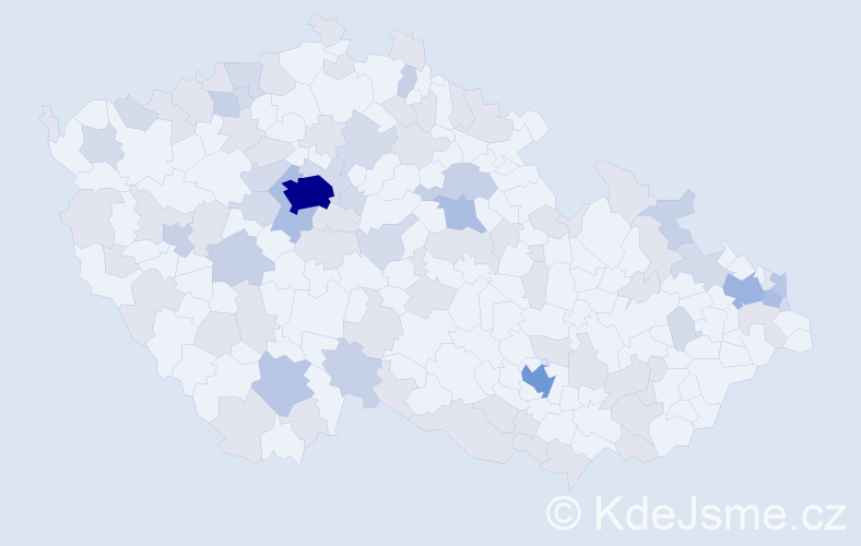 Jméno: 'Nikoleta', počet výskytů 176 v celé ČR