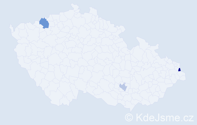 Jméno: 'Alexander Josef', počet výskytů 3 v celé ČR
