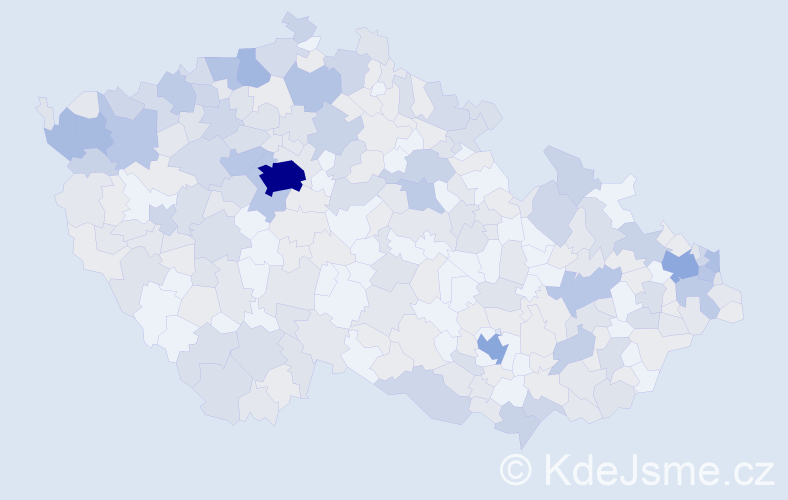 Jméno: 'Juliana', počet výskytů 657 v celé ČR