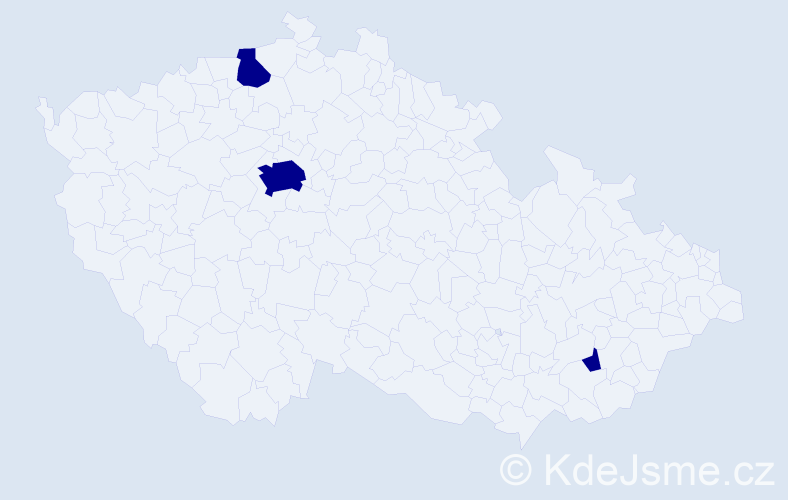 Jméno: 'Anh Huy', počet výskytů 3 v celé ČR