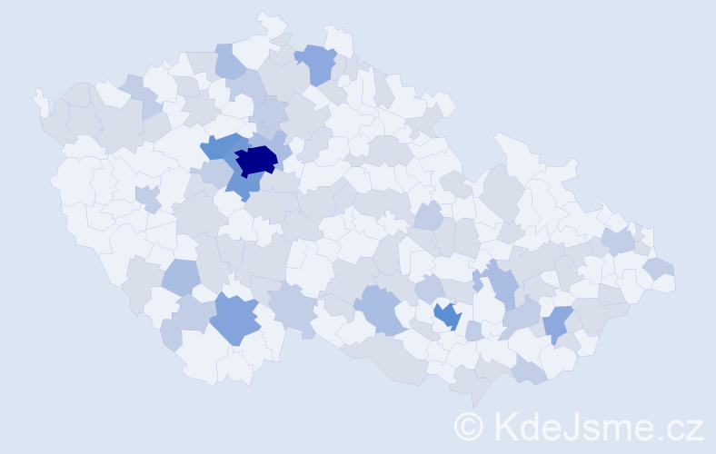 Jméno: 'Jakub Jan', počet výskytů 162 v celé ČR