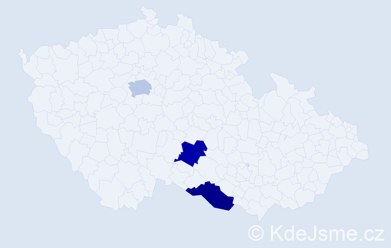 Jméno: 'Shannon', počet výskytů 3 v celé ČR
