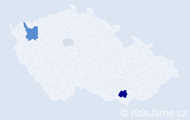 Jméno: 'Enrigue', počet výskytů 3 v celé ČR
