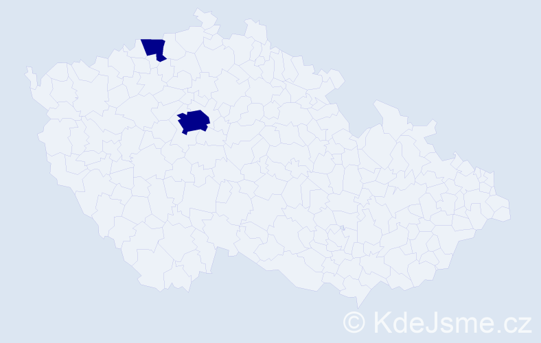 Jméno: 'Thanh Nhan', počet výskytů 2 v celé ČR