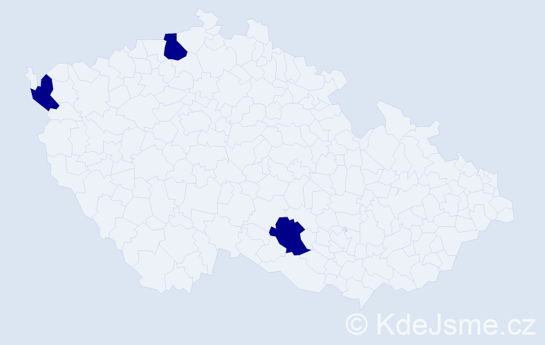 Jméno: 'Ky Duyen', počet výskytů 3 v celé ČR