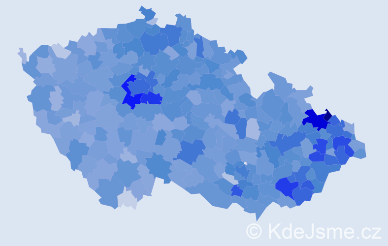 Jméno: 'Amálie', počet výskytů 6320 v celé ČR