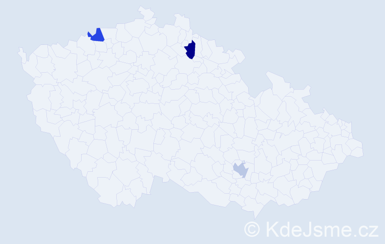 Jméno: 'Christoph Martin', počet výskytů 3 v celé ČR