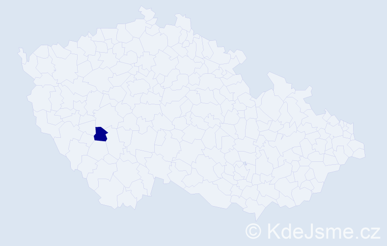 Jméno: 'Ianda', počet výskytů 1 v celé ČR