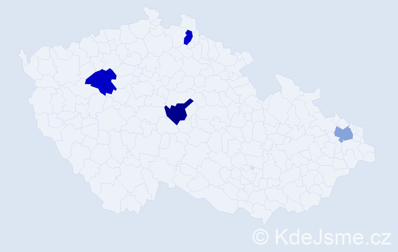 Jméno: 'Xuan Loi', počet výskytů 4 v celé ČR