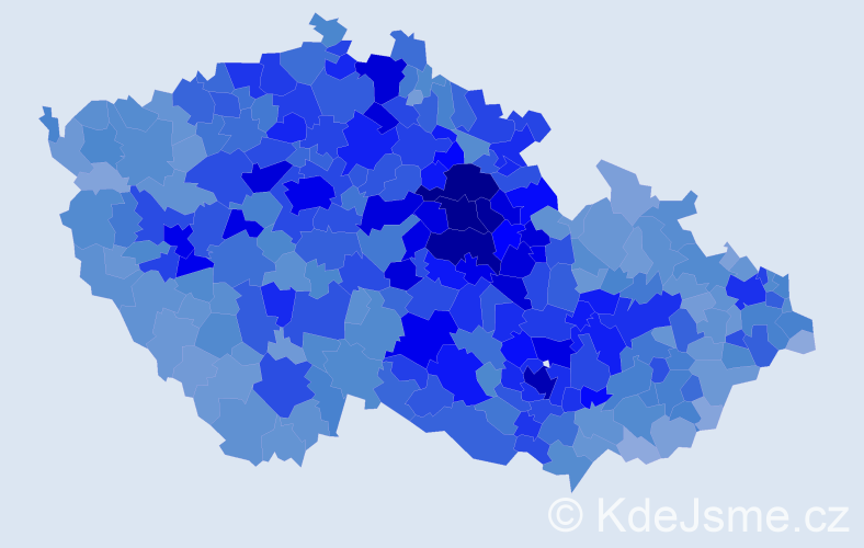 Jméno: 'Ilona', počet výskytů 20393 v celé ČR