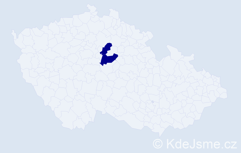 Jméno: 'Kalinka', počet výskytů 2 v celé ČR